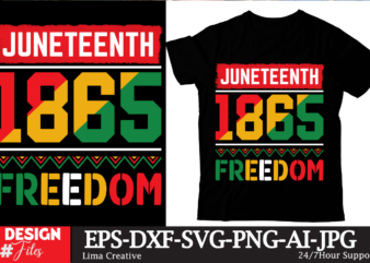 Juneteenth 1865 Freedom T-shirt Design , Black History Embroidery Design, Juneteenth 1865 Machine Embroidery Design, African Machine Embroi