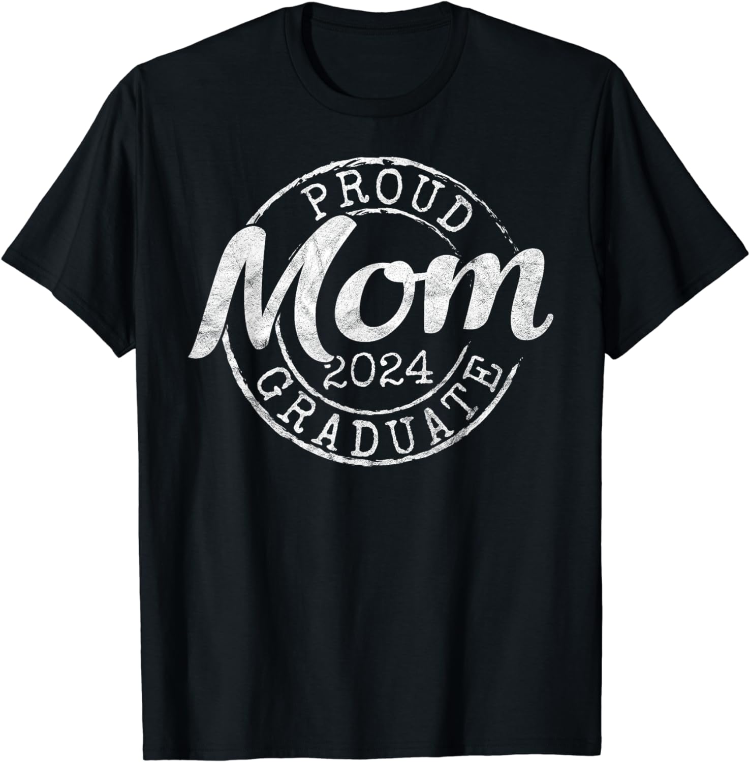 Proud Mom Of A Senior 2024 Graduate Class Stamp Graduation T Shirt Buy T Shirt Designs 9545