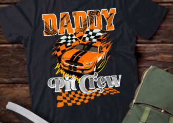 Race Car Birthday Party Racing Family Auntie Pit Crew T-Shirt LTSP