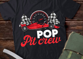 Race Car Pop Of The Birthday Boy Shirt, Pop Pit Crew T-Shirt
