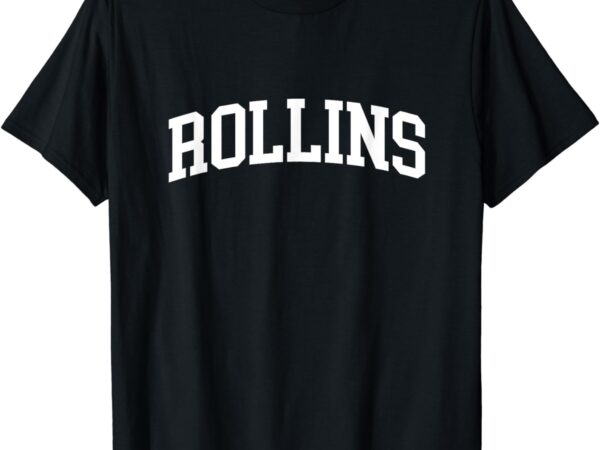 Rollins arch vintage retro college athletic sports t-shirt