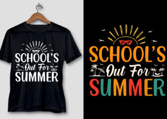 Schools Out For Summer T-Shirt Design