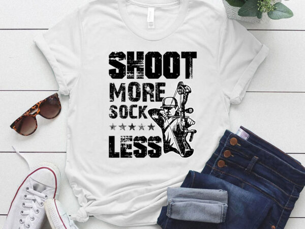 Shoot more suck less funny hunting lovers hunter dad husband t-shirt pn