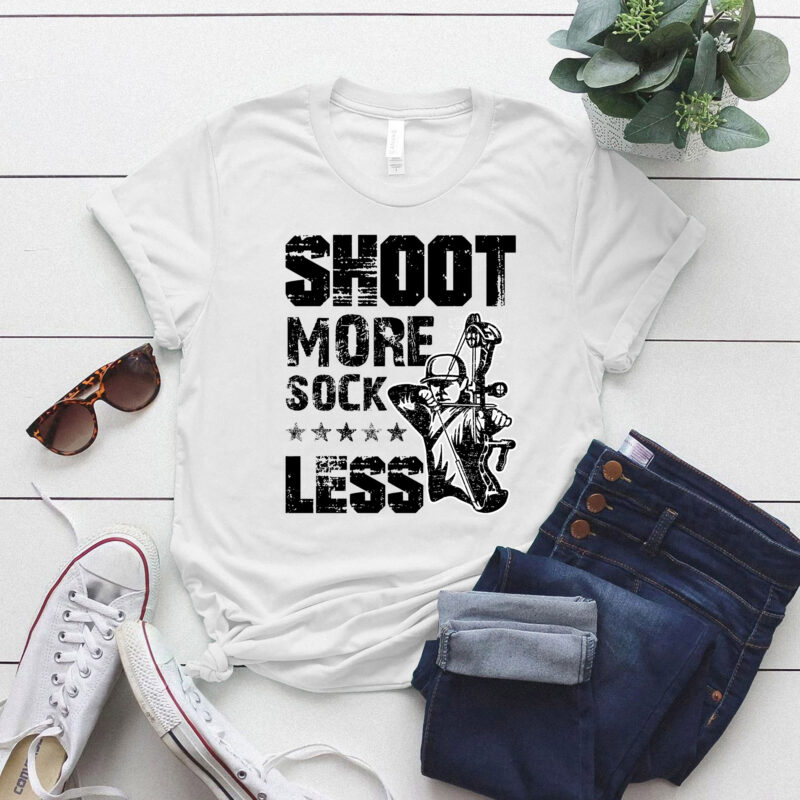 Shoot More Suck Less Funny Hunting Lovers Hunter Dad Husband T-Shirt PN