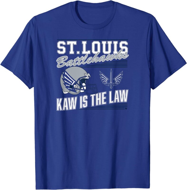 St. Louis Battlehawks – Retro Kaw is the Law – UFL T-Shirt