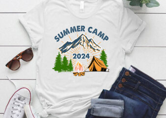 Summer Camp Summer Camping Vacation Matching Group 2024 T-Shirt ltsp