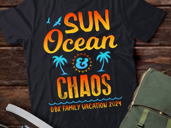 Sun ocean chaos outer banks obx family vacation 2021 t-shirt