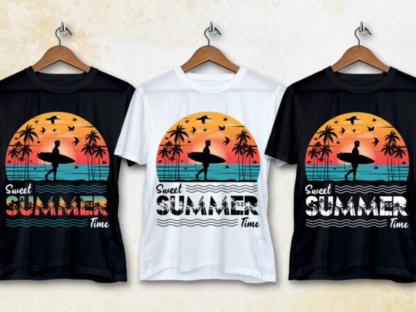 Sweet summer time t-shirt design