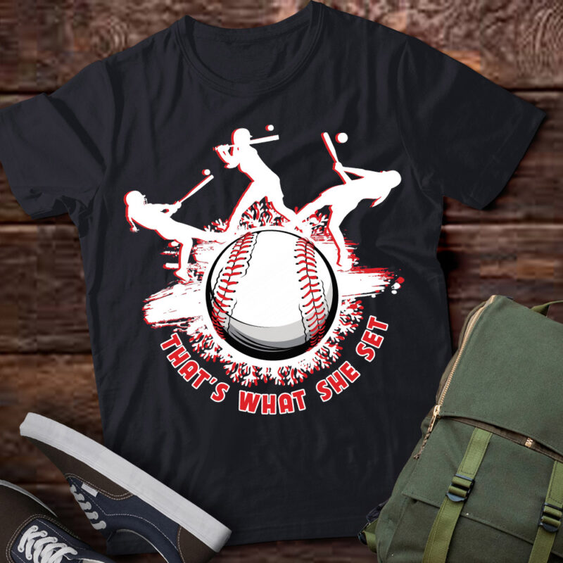 That’s What She Set Baseball Team Sport Shirt ltsp