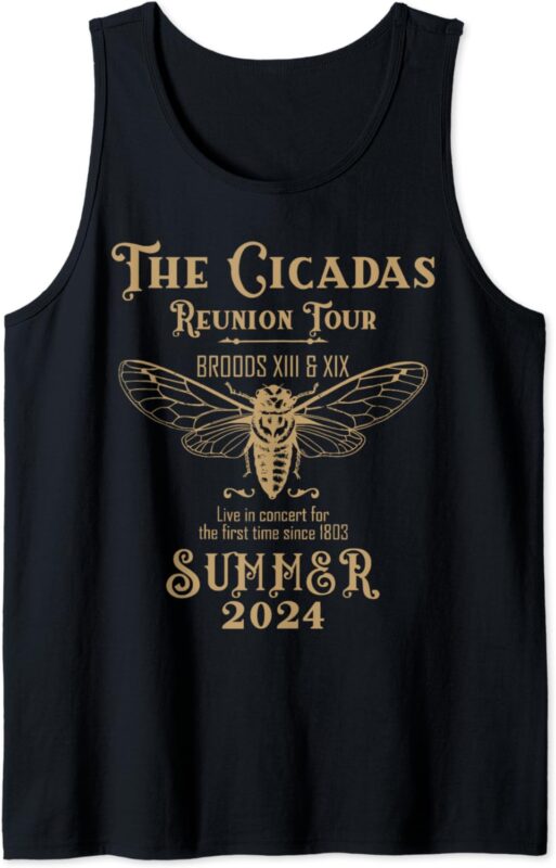 The Cicada Reunion U.S Tour 2024 Broods XIII And XIX Summer Tank Top