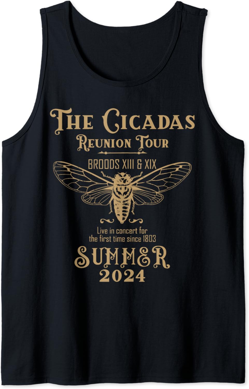 The Cicada Reunion U.S Tour 2024 Broods XIII And XIX Summer Tank Top ...