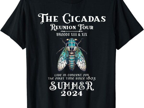 The cicada reunion u.s tour 2024 cicada concert fest lover t-shirt