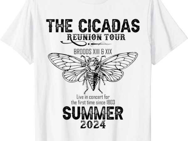 The cicadas reunion tour broods xiii and xix summer 2024 t-shirt