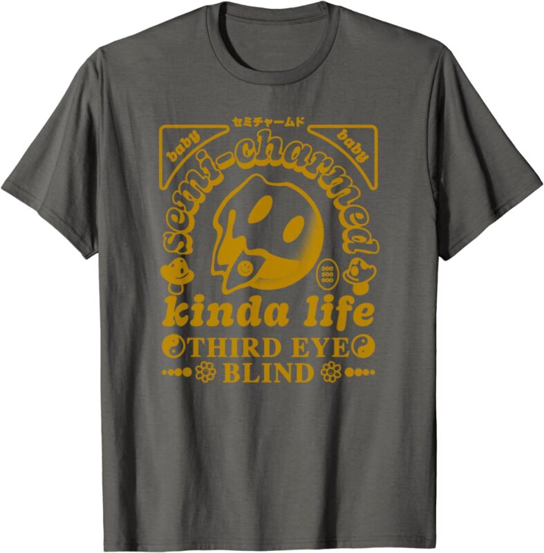 Third Eye Blind Semi-Charmed Melted Smiley T-Shirt