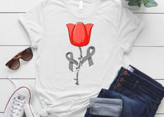 Tulip Parkinson_s Awareness Parkinson April Month Gifts T-Shirt PN