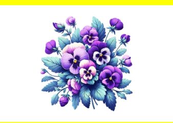 alzheimer purple floral pansy dementia alzheimer’s awareness PNG