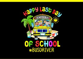 Happy Last Class Hello Summer School Bus Driver PNG graphic t shirt