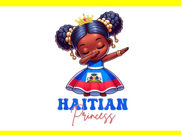 Melanin haitian princess haiti flag black girls png t shirt designs for sale