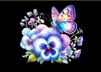 Alzheimer Viola Floral Pansy Dementi Alzheimer’s Awareness PNG