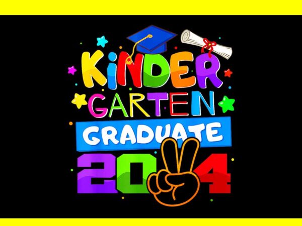 Kindergarten graduate 2024 png t shirt vector art