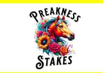 Preakness Horse Racing Floral Love Equestrian Stakes Delight PNG