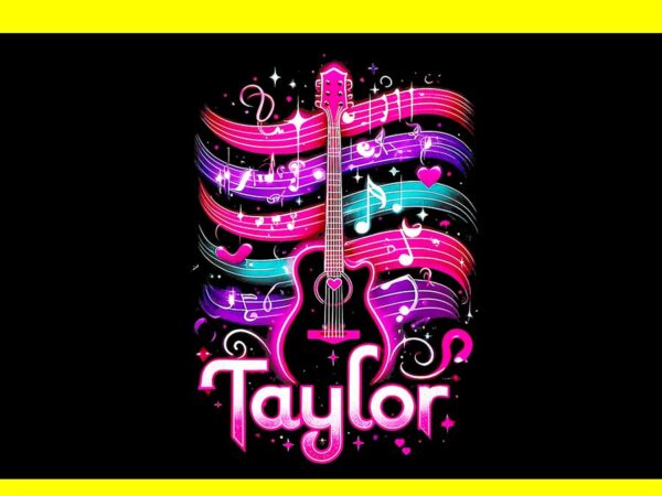 Retro taylor first name personalized groovy birthday png t shirt design online