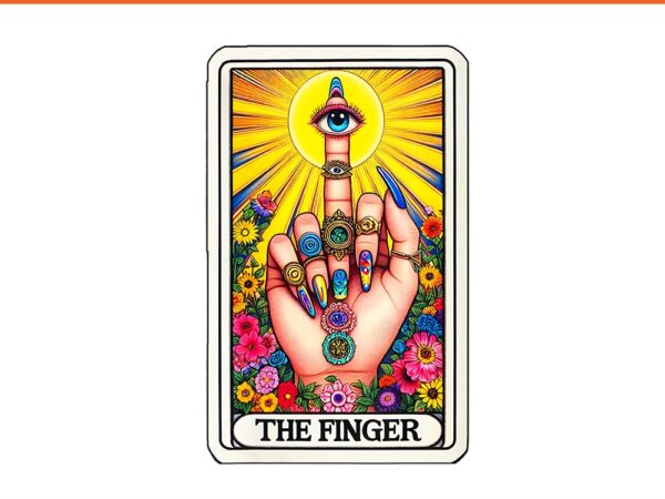 The finger tarot card png t shirt designs for sale