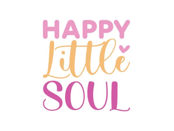 Happy little soul graphic t shirt