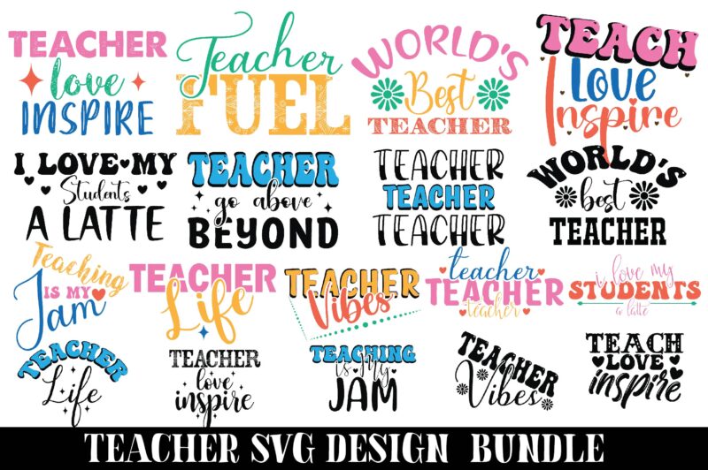 TEACHER DESIGN BUNDLE