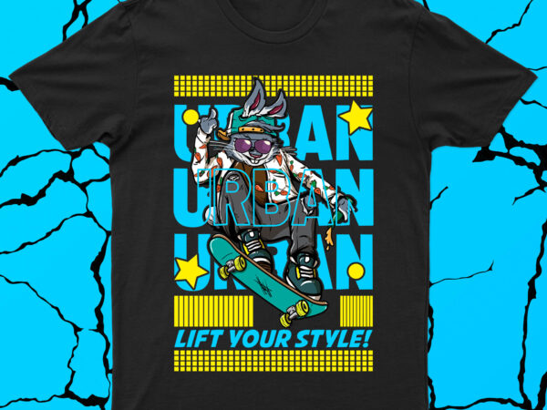 Urban lift your style | cool t-shirt design for sale!!