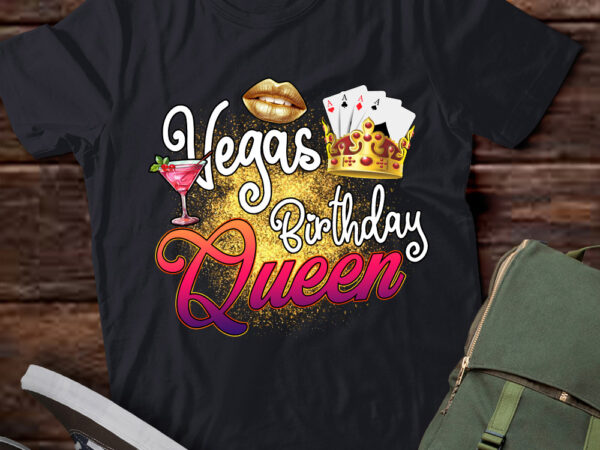 Vegas birthday queen funny friend vacation party games b-day t-shirt ltsp