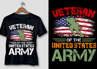 Veteran of The United States Army T-Shirt Design