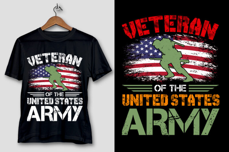 Veteran of The United States Army T-Shirt Design