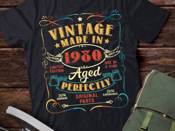 Vintage 50th birthday decorations men funny 1980 50 birthday t-shirt ltsp