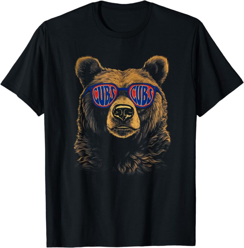 Vintage Cubs Name Pride Apparel Cubs Name Style Distressed T-Shirt