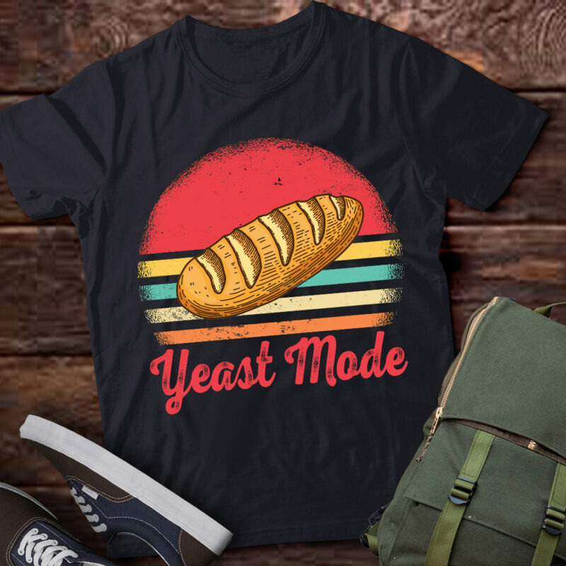 Vintage Retro Yeast Mode Bread Baking Baker Bakery Sourdough T-Shirt ltsp