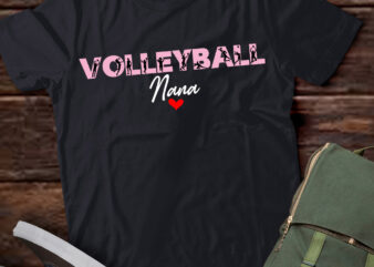 Volleyball Nana Grandma Mama Happy Mothers Day T-shirt ltsp
