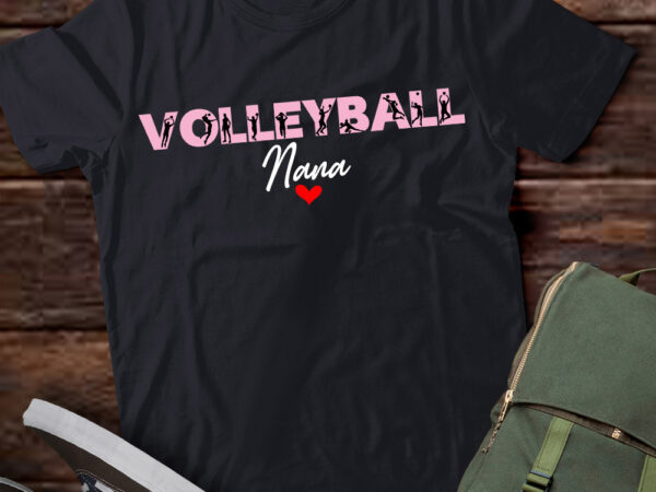 Volleyball nana grandma mama happy mothers day t-shirt ltsp