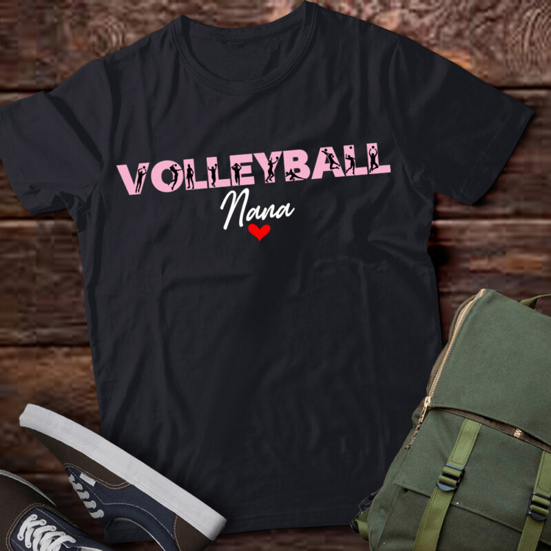 Volleyball Nana Grandma Mama Happy Mothers Day T-shirt ltsp