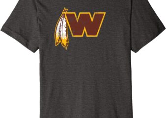 Washington Football Feather – Washington D.C. Football Premium T-Shirt