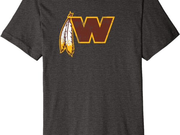 Washington football feather – washington d.c. football premium t-shirt