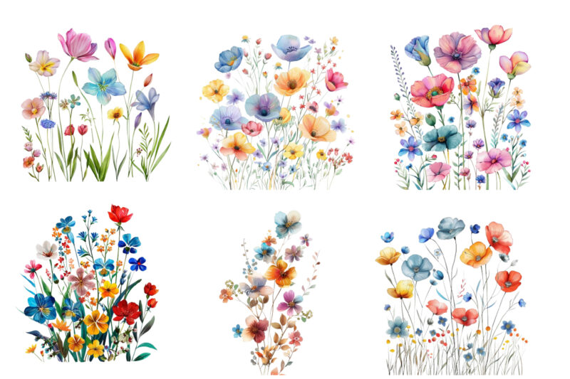 Spring Flowers Clipar