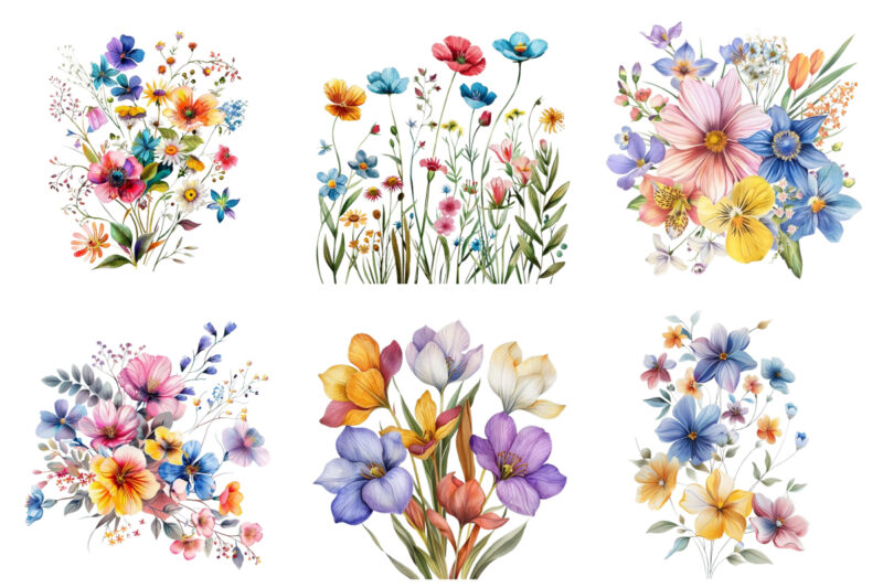 Spring Flowers Clipar