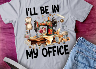 Womens Sewing room – I_ll be in my office tee ltsp