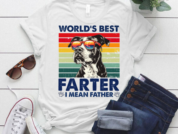 World’s best farter i mean father funny best dog dad ever t-shirt ltsp