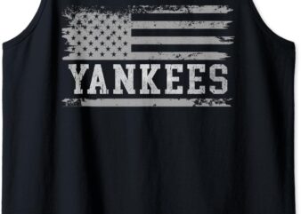 Yankees Tank Top t shirt design template