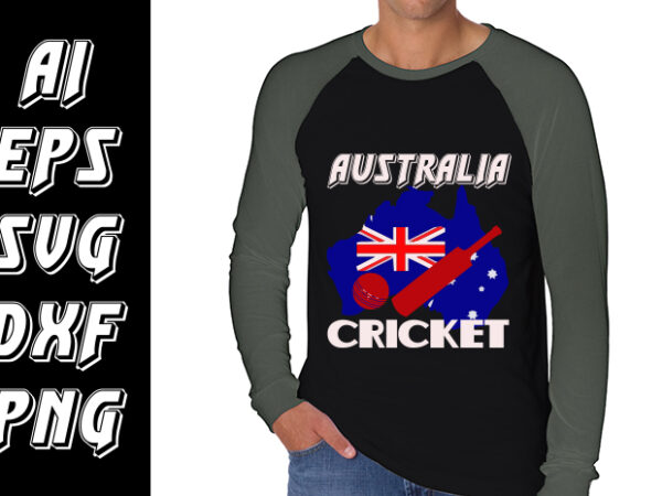 Australia cricket t shirt vector