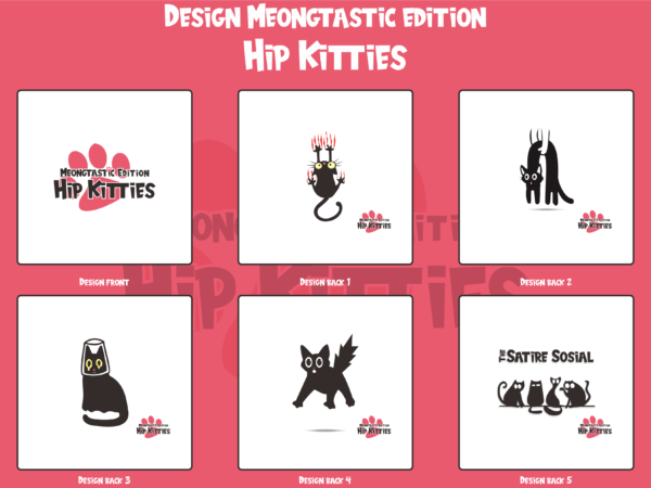 Hip kitties: symbols of style and joy graphic t shirt