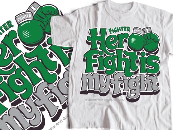 Fight liver cancer awareness typography design | typography with boxing gloves | green gloves liver cancer