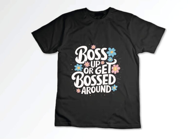 Boss lady hustler women design t shirt bundle